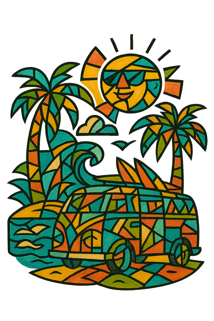 Prompt Camiseta Playera Estilo Picasso