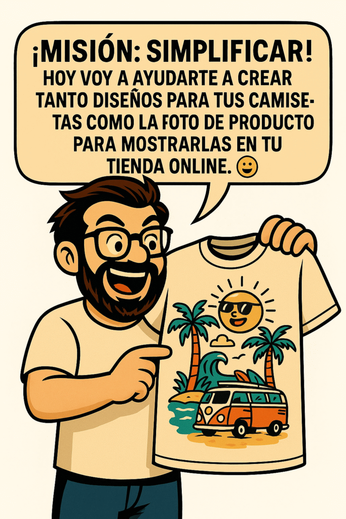 Prompts para crear tus propias camisetas con Inteligencia Artificial