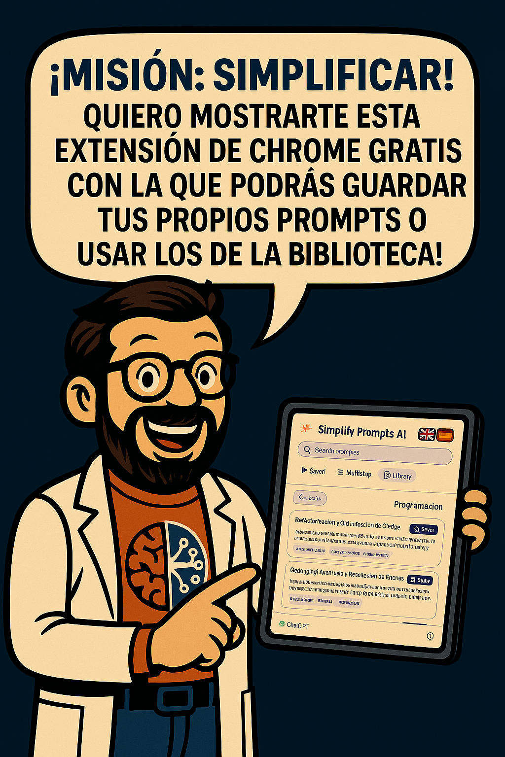 Extension Chrome Prompts IA
