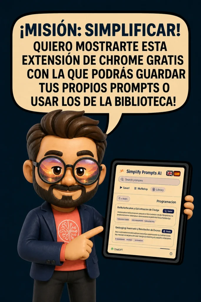 Extension Chrome Prompts IA.