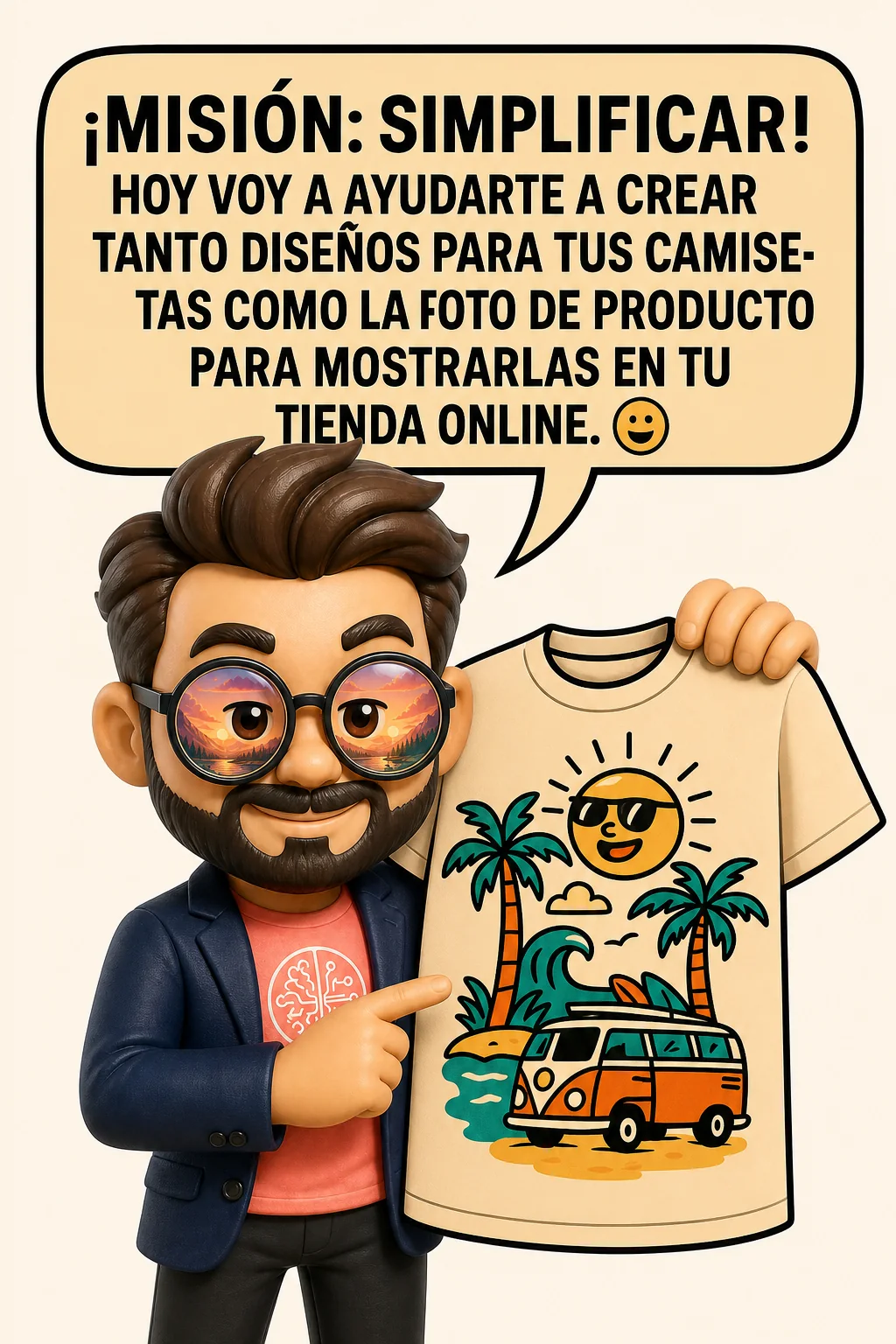 Prompts para crear tus propias camisetas con Inteligencia Artificial.