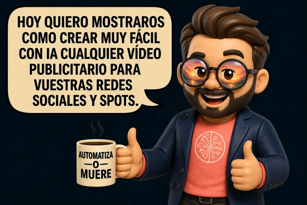 Crea anuncios en video con IA.