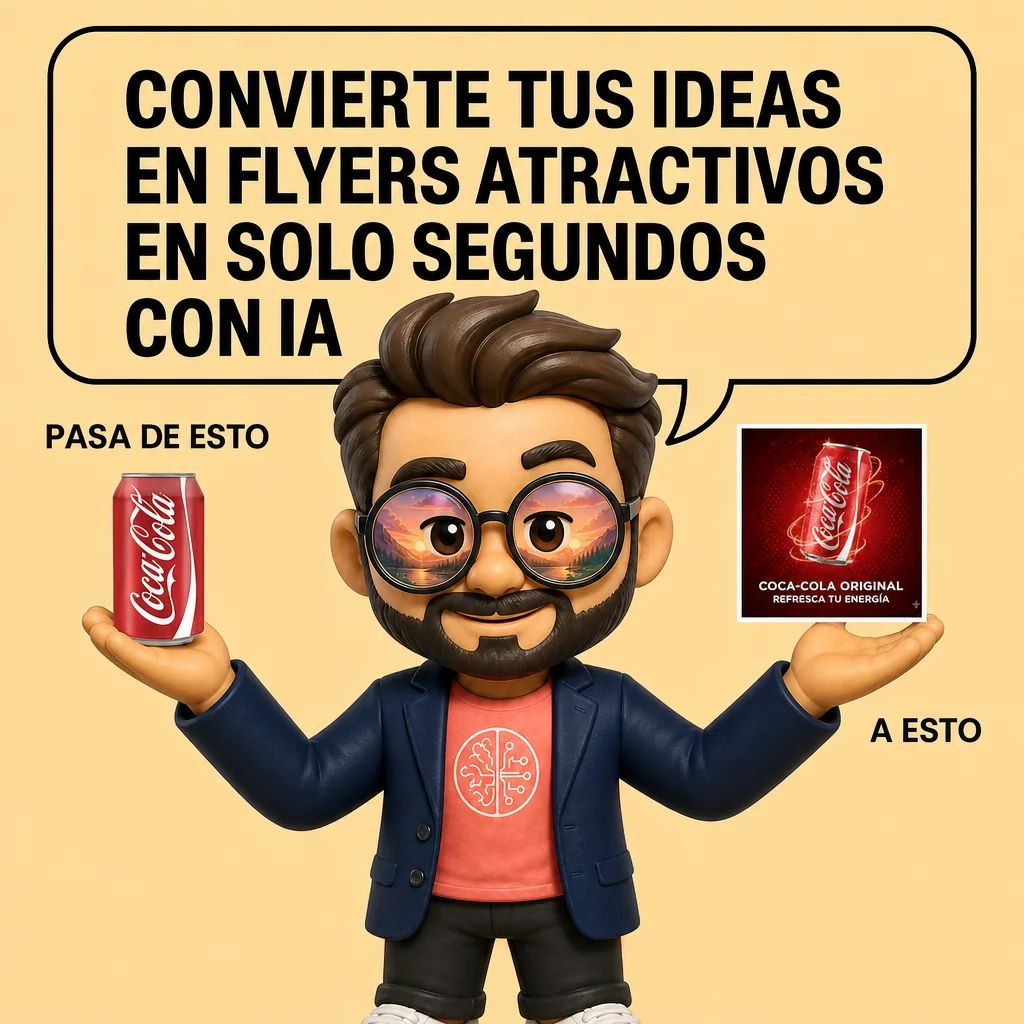 Cómo diseñar un flyer con IA en Gemini.