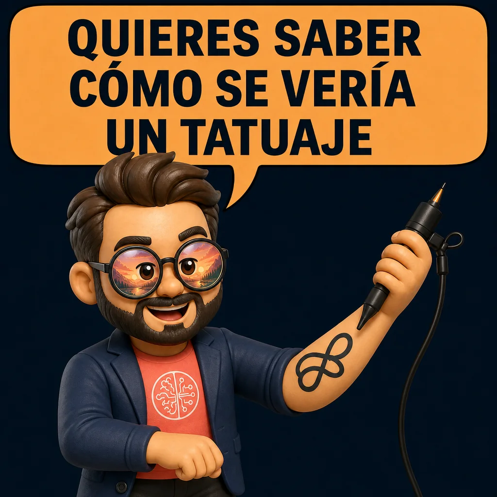 Prompts para usar Gemini como un simulador de tatuajes​ online.