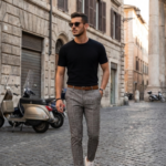 Prompts para crear outfits con IA: outfit de hombre
