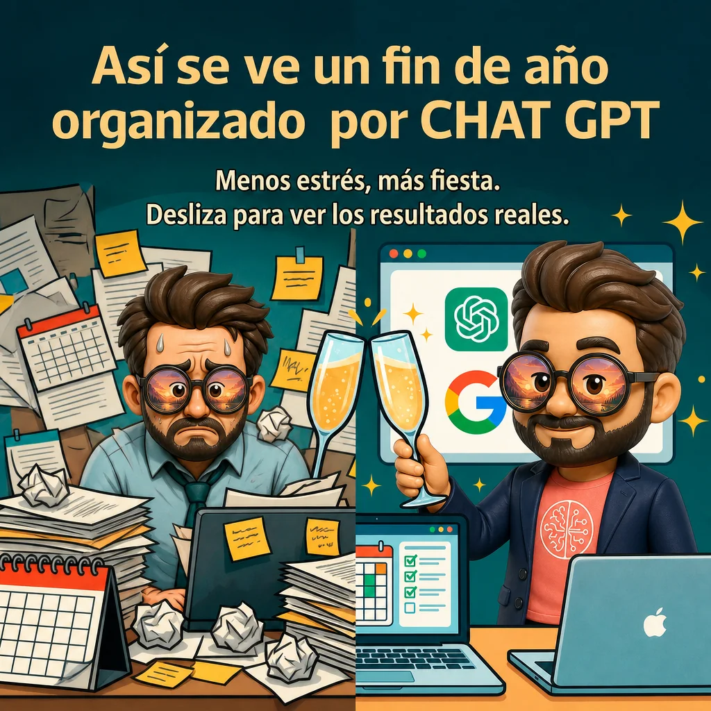 Tareas con las que te puede ayudar ChatGPT este fin de año.