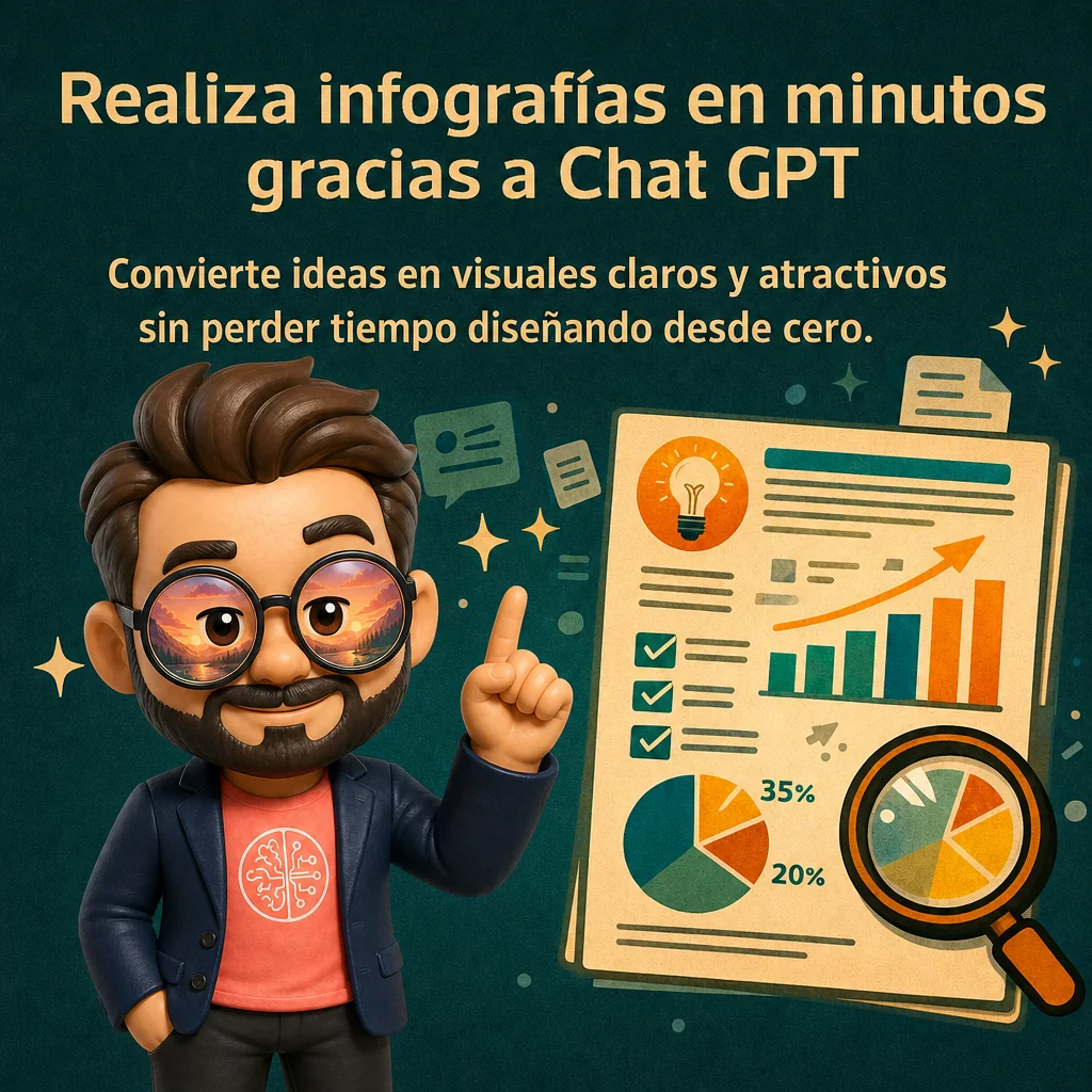 Cómo crear infografías con IA usando ChatGPT.