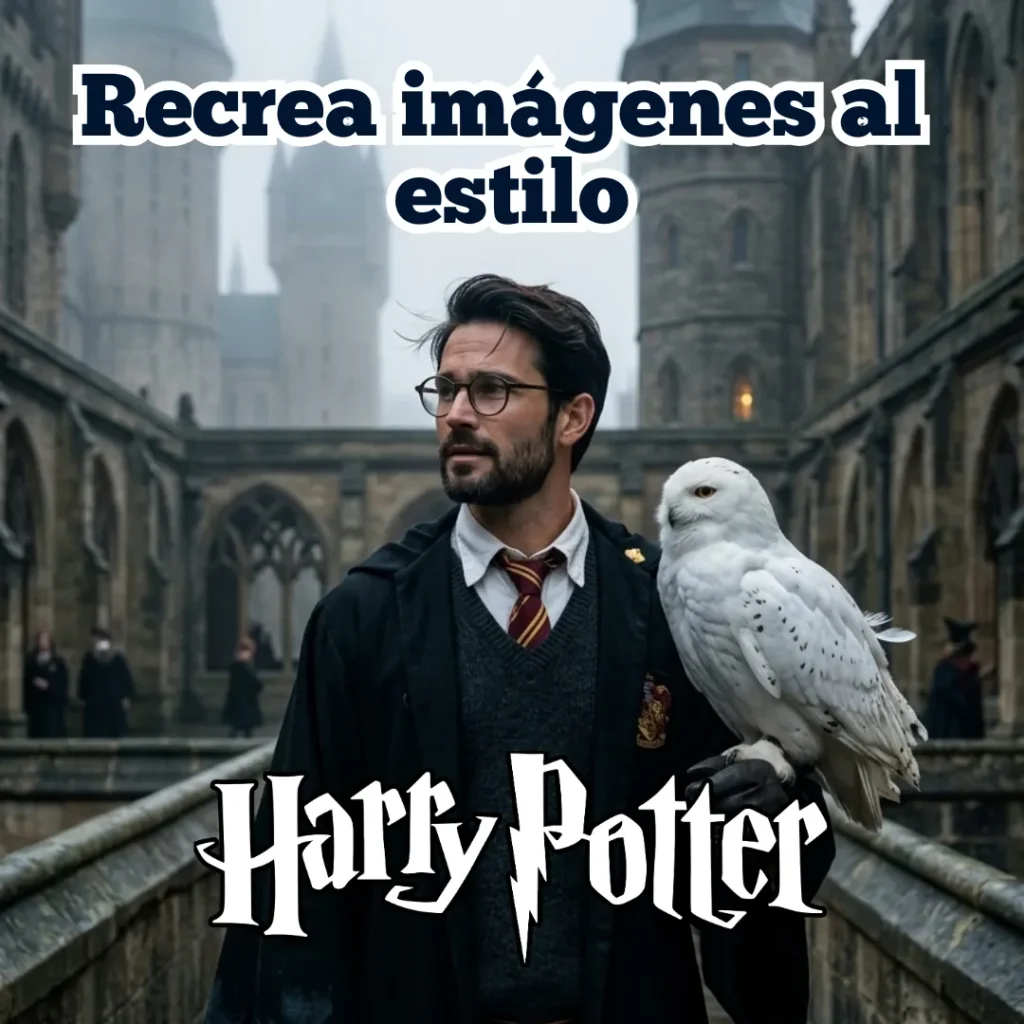 8 prompts para crear escenas y fotos de Harry Potter épicas.