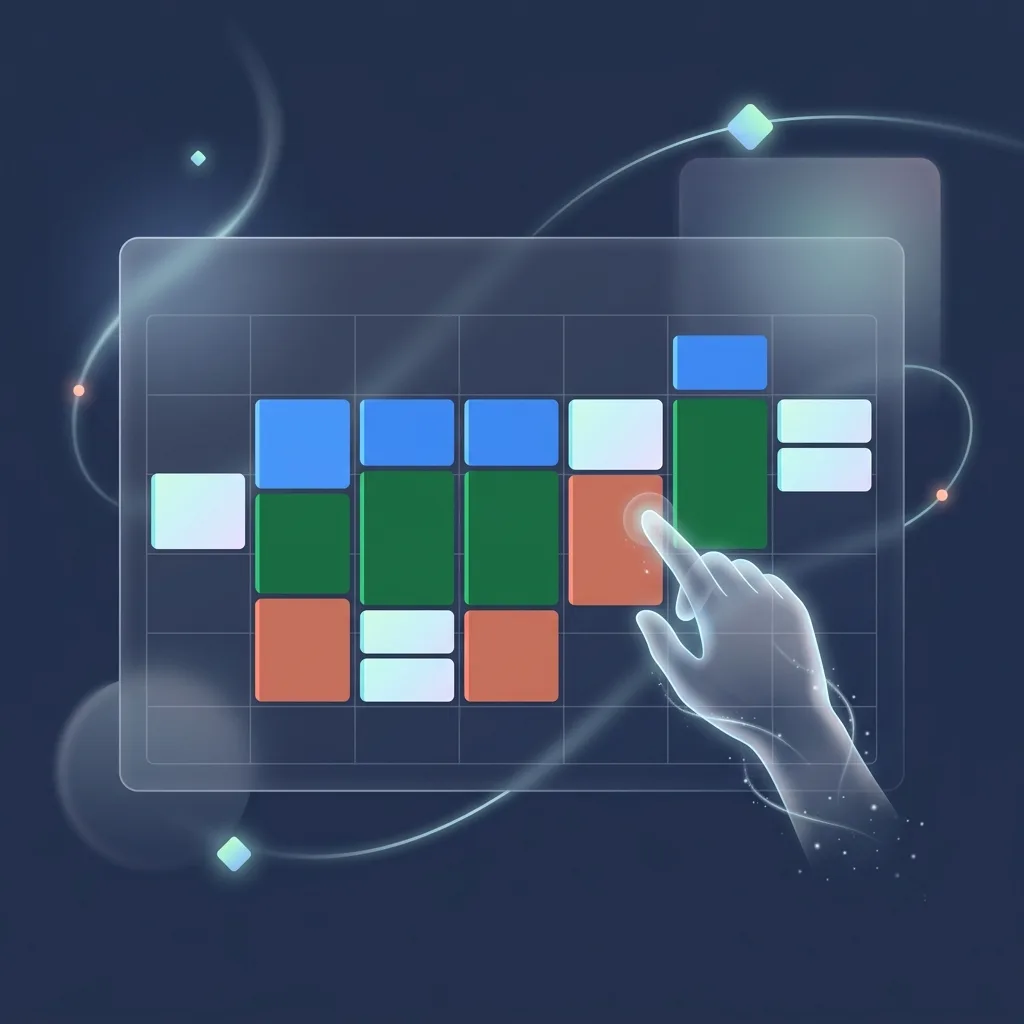 Calendario inteligente con IA que programa tareas automáticamente