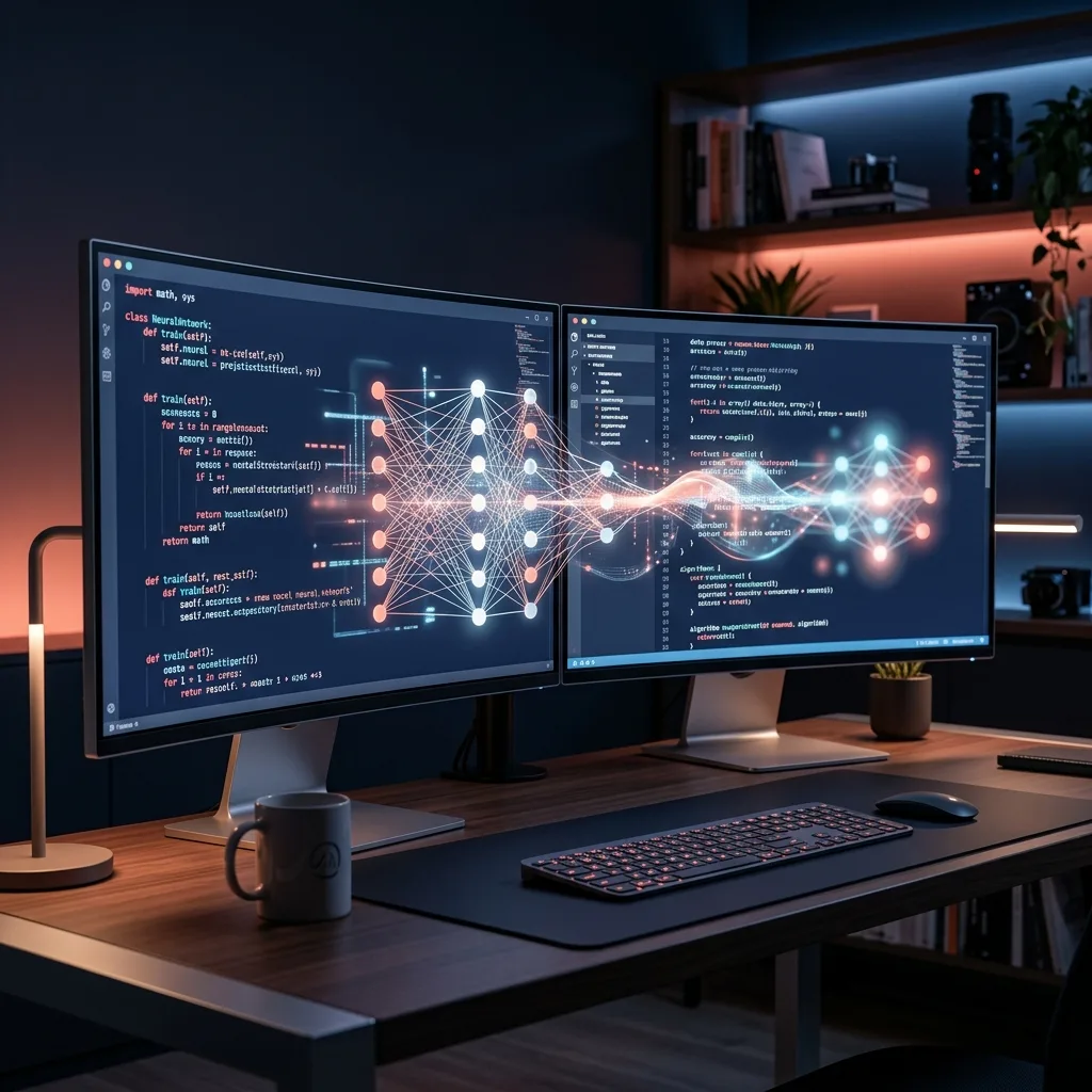 Mejor IA para programar - workspace con código e IA