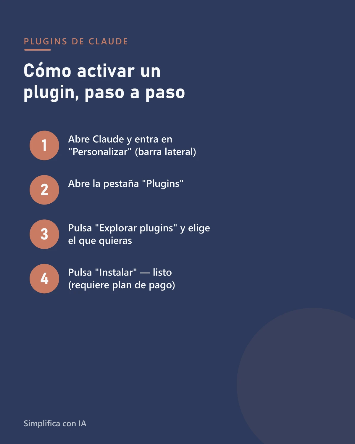 Como activar un los plugins de Claude en 4 pasos