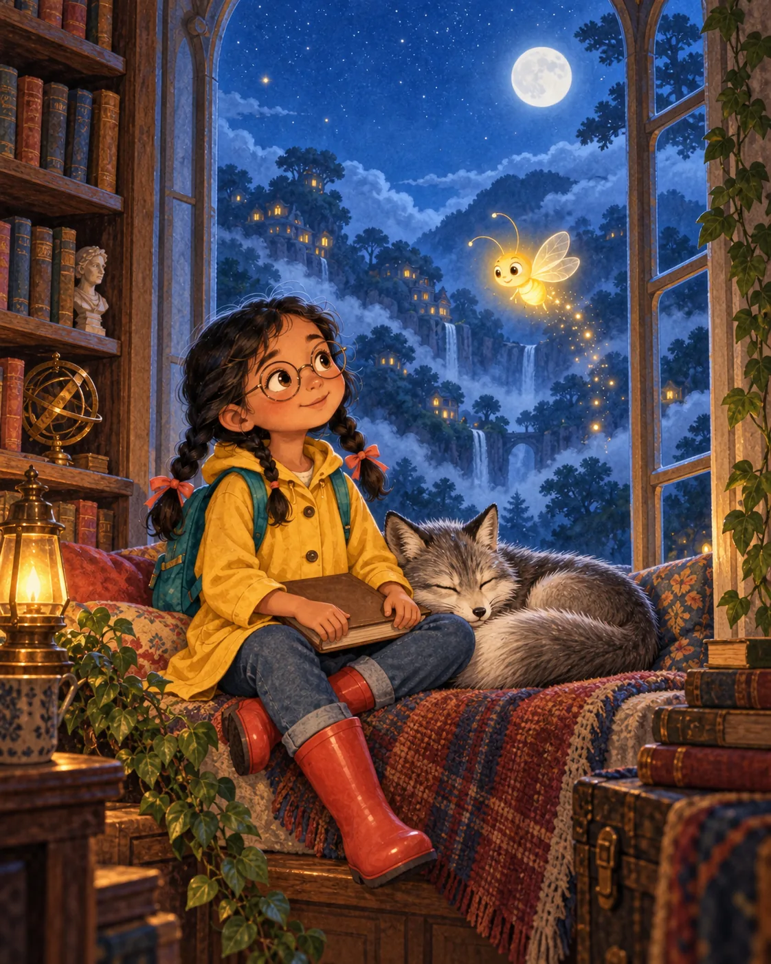 Portada sin texto para crear un cuento infantil con IA