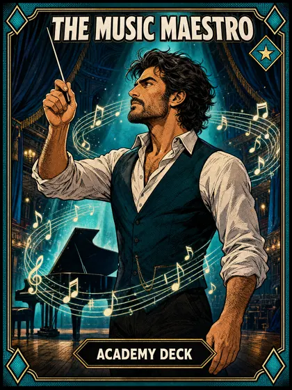 Carta El Maestro de Música, del Mazo Academy de Invokard
