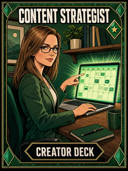 Carta Estratega de Contenidos, del Mazo Creator de Invokard