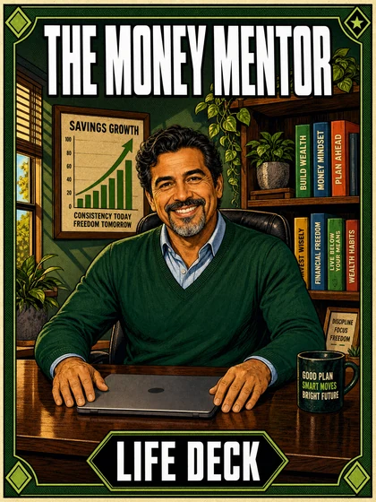 Carta El Mentor del Dinero, del Mazo Life de Invokard