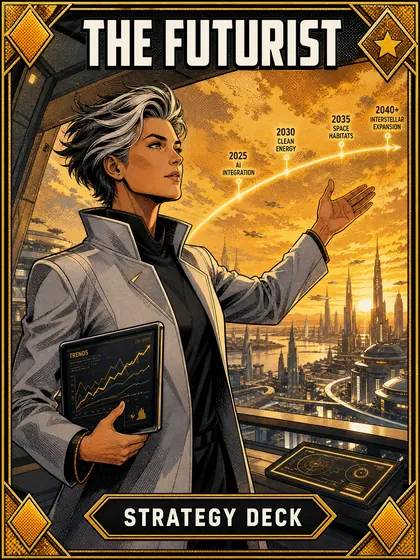 Carta El Futurista, del Mazo Strategy de Invokard