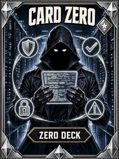 Carta Card Zero, del Mazo Zero de Invokard